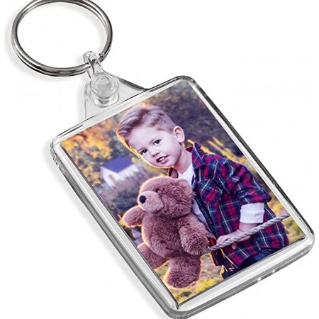 Photo Keyring- Panoramic Rectangle